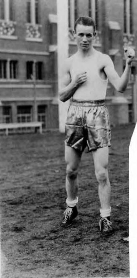 Unidentified University of Idaho boxer