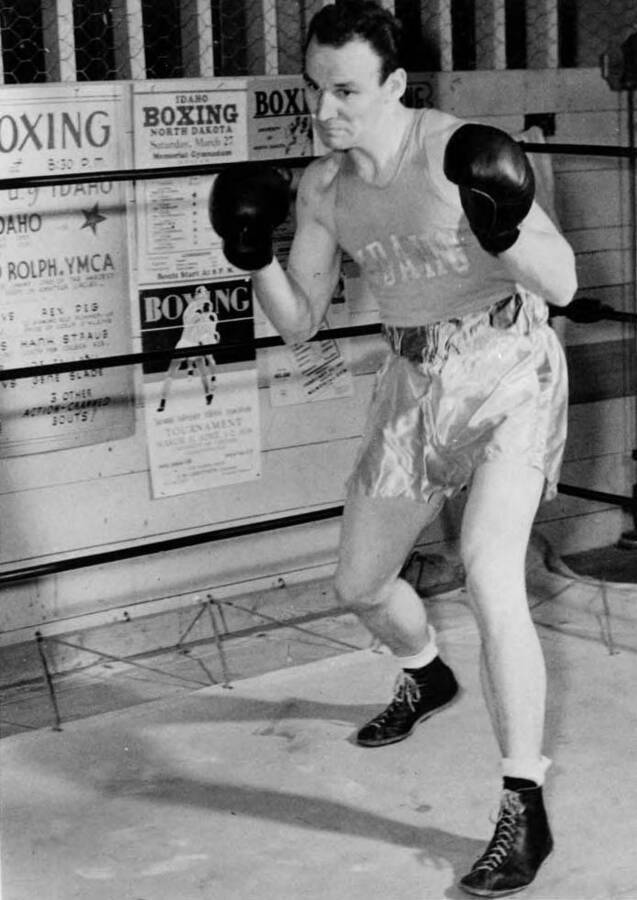 John Webster, University of Idaho boxer - 1940 NCAA Champion; 175 lbs.