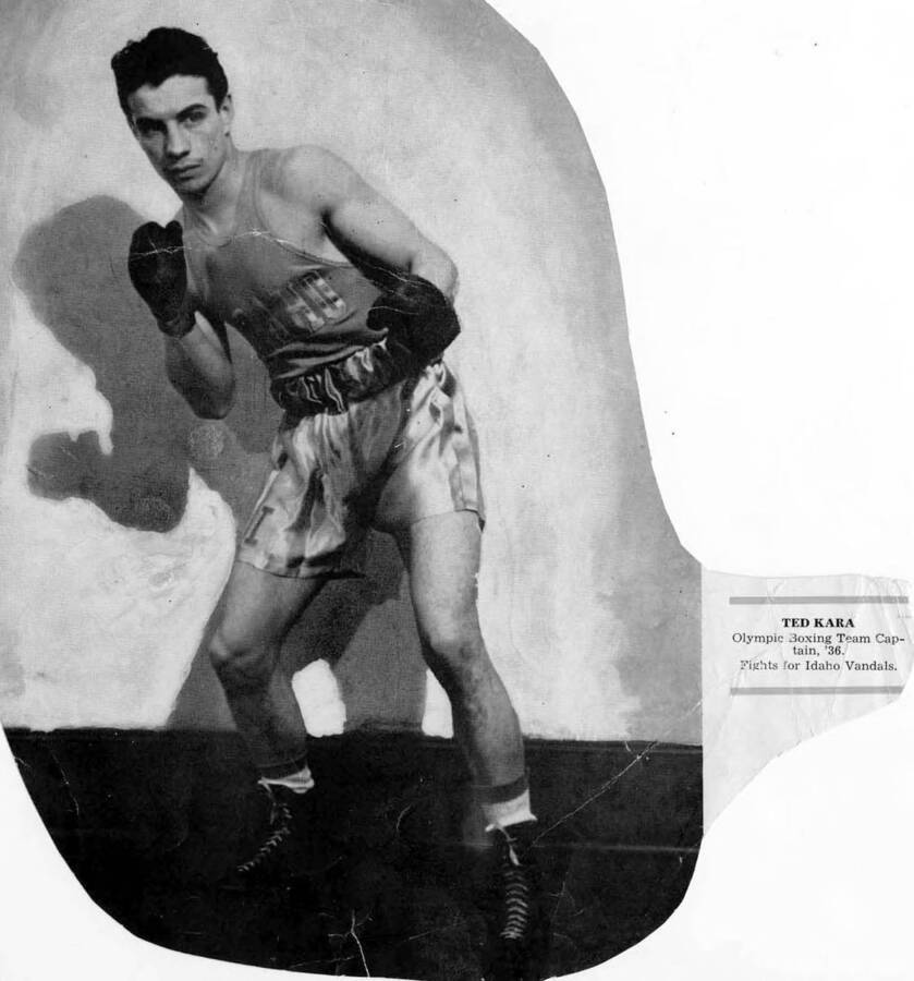 Ted Kara - Olympic Boxing Team Captain 1936.