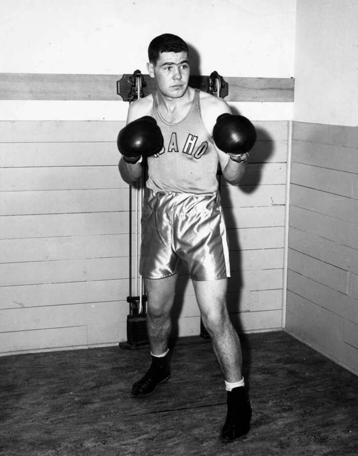 Don Ellis, University of Idaho boxer 1948-49 - 175 lbs and heavy weight  