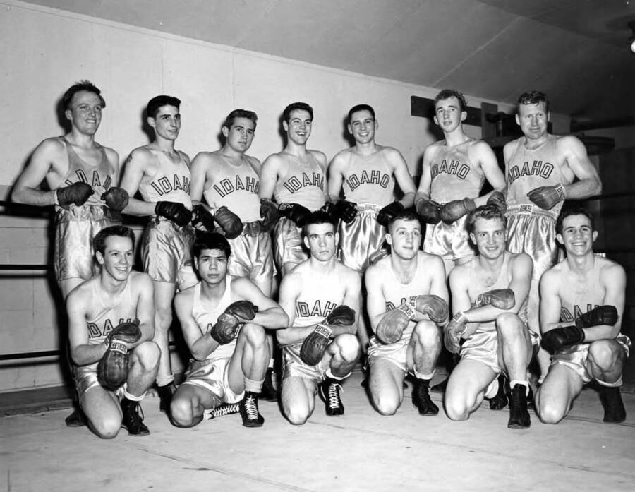 University of Idaho boxing squad -  [Date: 1952]