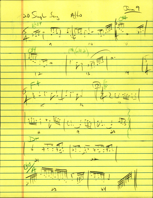 Three and One-Half Songs for Alto Saxophone and Piano