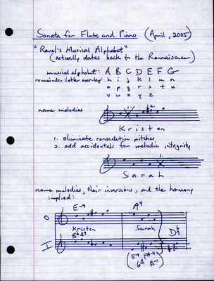 Sonata for Flute and Piano