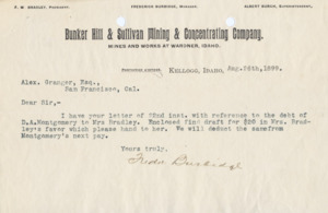 Burbidge informs Granger of a debt being paid.