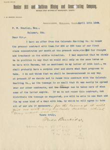 Burbidge discusses renewing a contract.