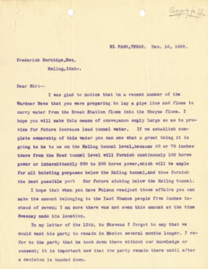 Recent correspondence is answered; 2 pages.