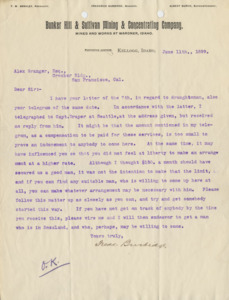 Burbidge explains his intent to hire a draftsman.