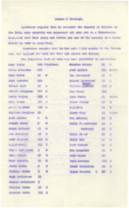 Operative mentions a funeral in Wallace, he is looking for work, lists 46 union men.