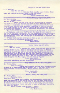 5 letters, all discussing union business.