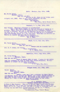 6 letters, all discussing union business.