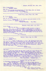 6 letters, all discussing union business.