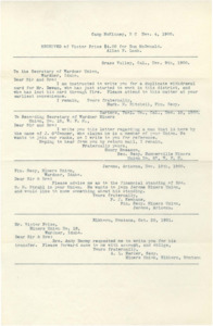 5 letters, all discussing union business.