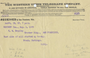 Burbidge announces East side of mill now functional.