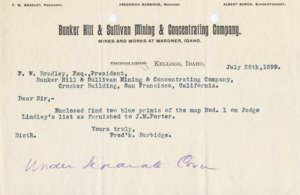 Burbidge explains the enclosed blueprints.