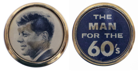 John F. Kennedy. Democratic Party nominee for President of the United States.