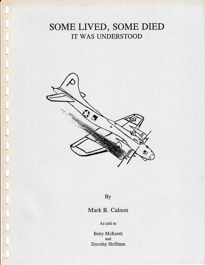 Mark Calnon's memoir being a POW in WWII.