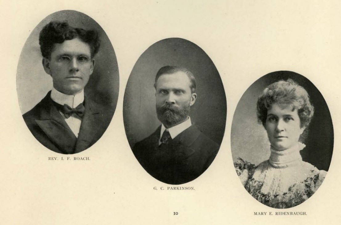 Mary E. Ridenbaugh's portrait in the 1907 issue of Gem of the Mountains