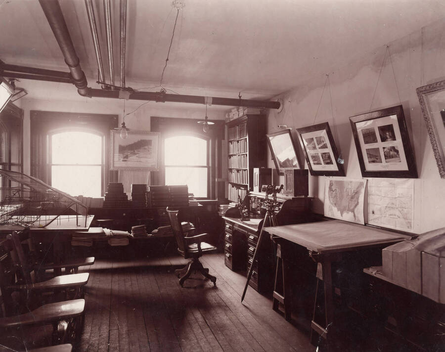 Mines Building, University of Idaho. Classroom, office. [107-3]