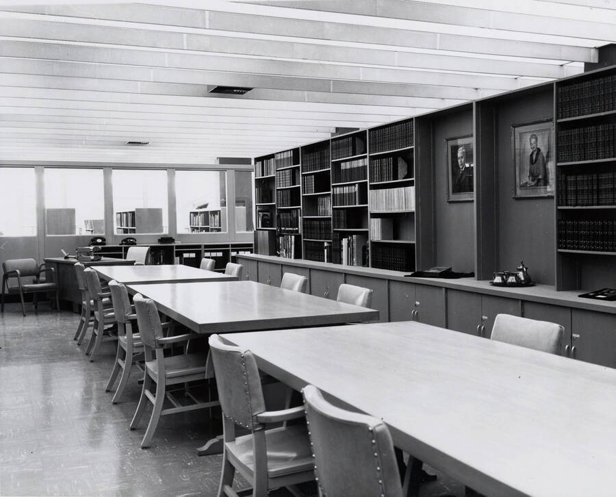 Library, University of Idaho. Special Collections, second floor. [122-62]