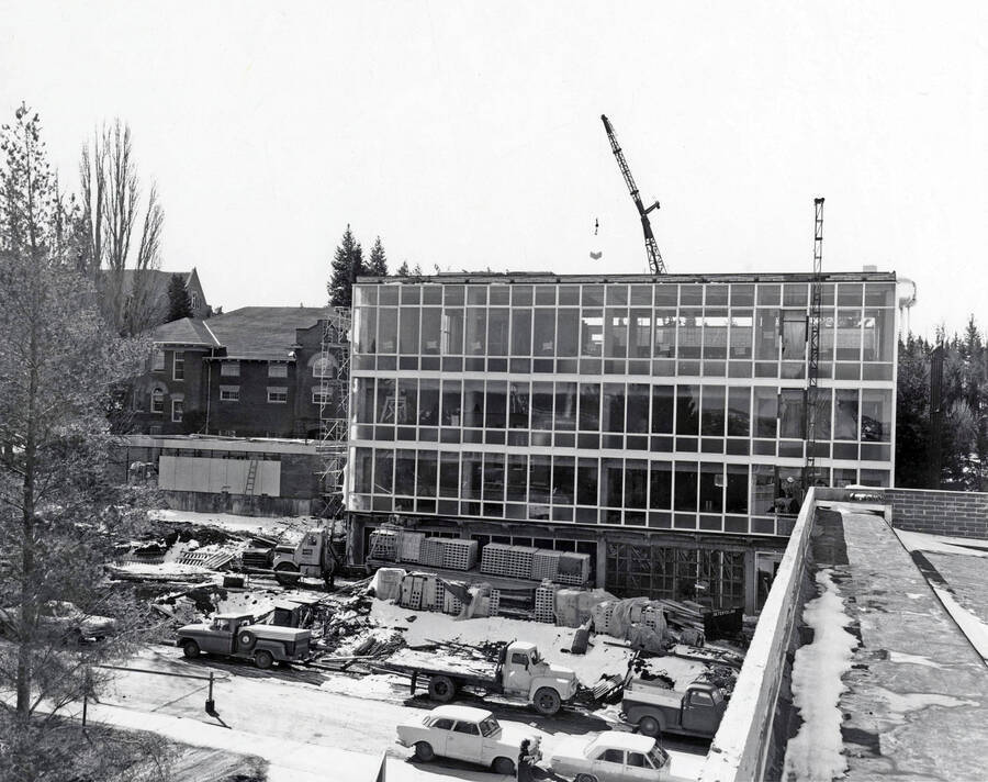 Art and Architecture Building, University of Idaho. Construction. [143-2]