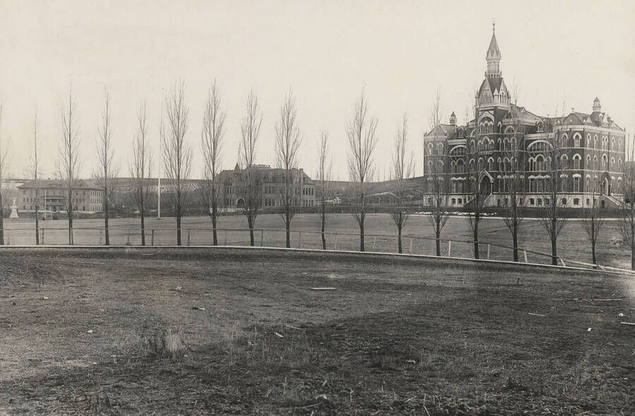 1903 panoramic photograph of University of Idaho campus. [PG1_002-08]