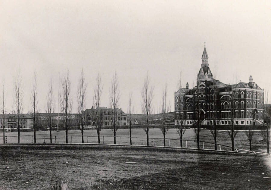 1903 panoramic photograph of University of Idaho campus. [PG1_002-09]