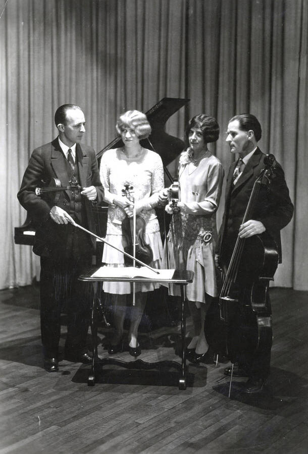 Music Department Faculty string quartet. University of Idaho. [222-7]