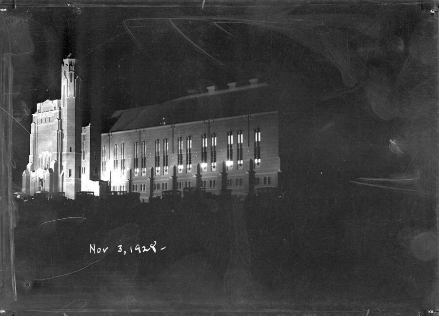 Memorial Gymnasium, University of Idaho. [61-34]
