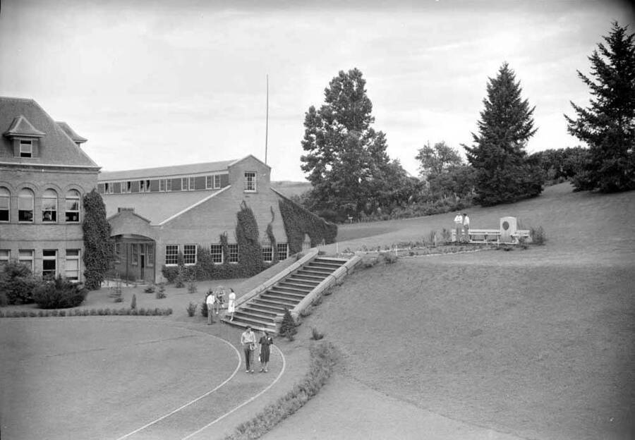 Memorial Steps, University of Idaho. [97-7]