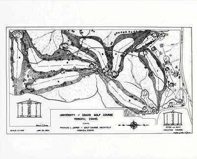 1950 illustration of the Golf Course.