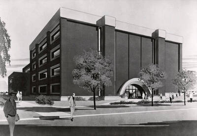 1974 illustration of Agricultural Science Building.