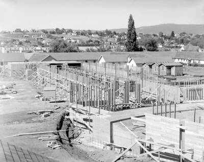 July 10, 1949 photograph of the Agricultural Science Building under construction.