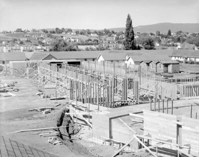 July 10, 1949 photograph of the Agricultural Science Building under construction.