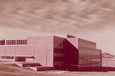 1958 photograph of the Library. Donor: Richard Beck.