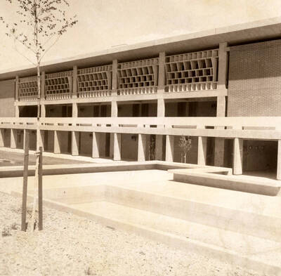 1965 photograph of the University Classroom Center.