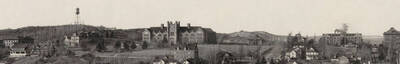 1917 panoramic photograph of University of Idaho campus. Administration building at center.