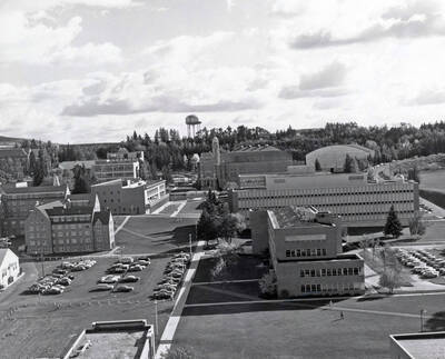 1970 panoramic photograph of University of Idaho campus.
