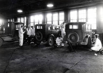 College of Engineering. University of Idaho. Class in motor mechanics. [224-17]