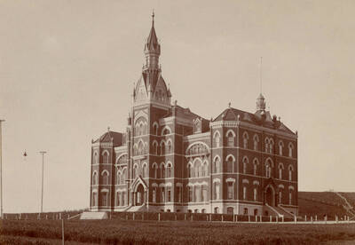 1905 photograph of Administration Building. View of the old Administration.