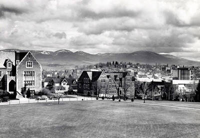 1941 photograph of Infirmary. View of Moscow in the background.