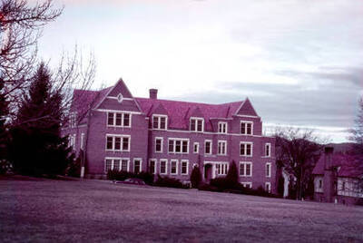 1938 photograph of Infirmary. View from across the lawn.