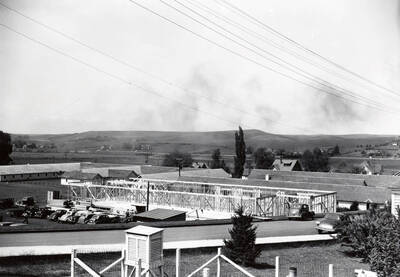 1942 photograph of Navy Building. View of construction.