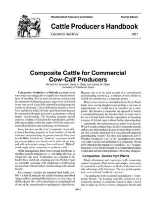 Composite Cattle for Commercial Cow-Calf Producers | Richard M. Bourdon; David A. Daley; James W. Oltjen | Western Beef Resource Committee, Cattle Producer's Handbook, 4th edition, Genetics Section, 821 | University of California, Davis