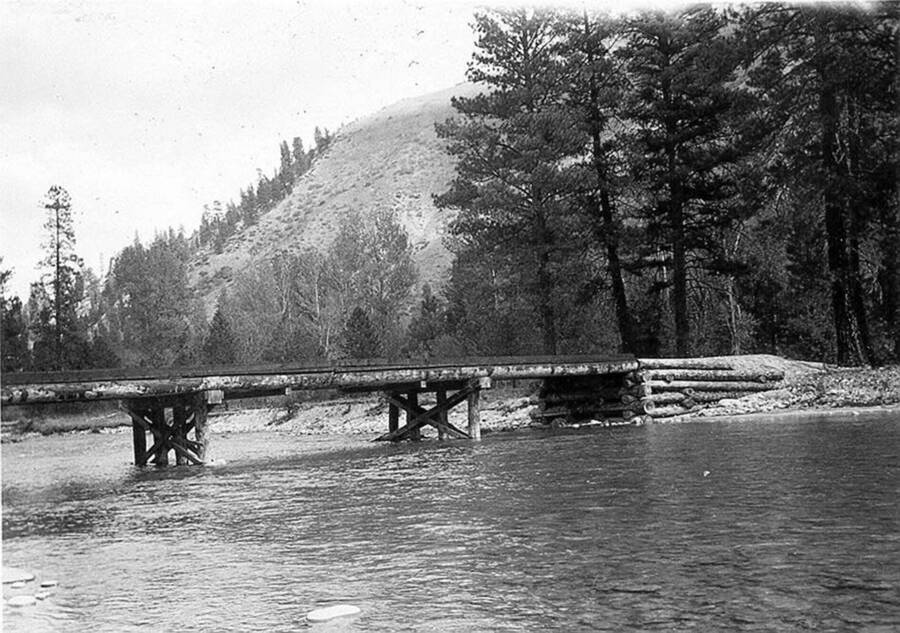 Bridge at Alexander Flat over the Middle Fork of the Boise River.