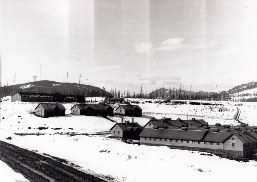 A view of Camp Kalispell Bay, F-142, where Company 1994 was stationed. Photo taken in February.