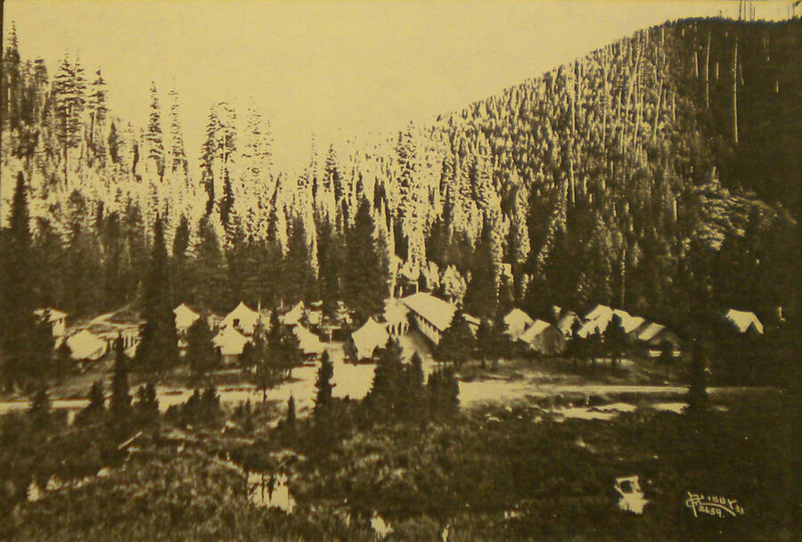Camp view of camp F-24 in Coeur d'Alene, August 16, 1933.