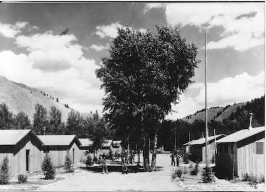 Camp street scene with enrollees, Camp F-81, IMG_0013b
