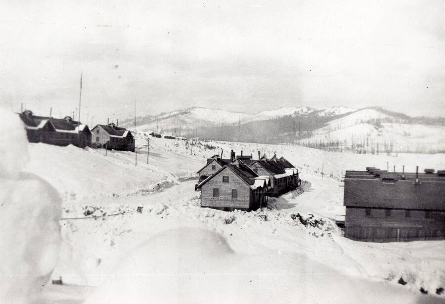 CCC Camp F-142 in winter.