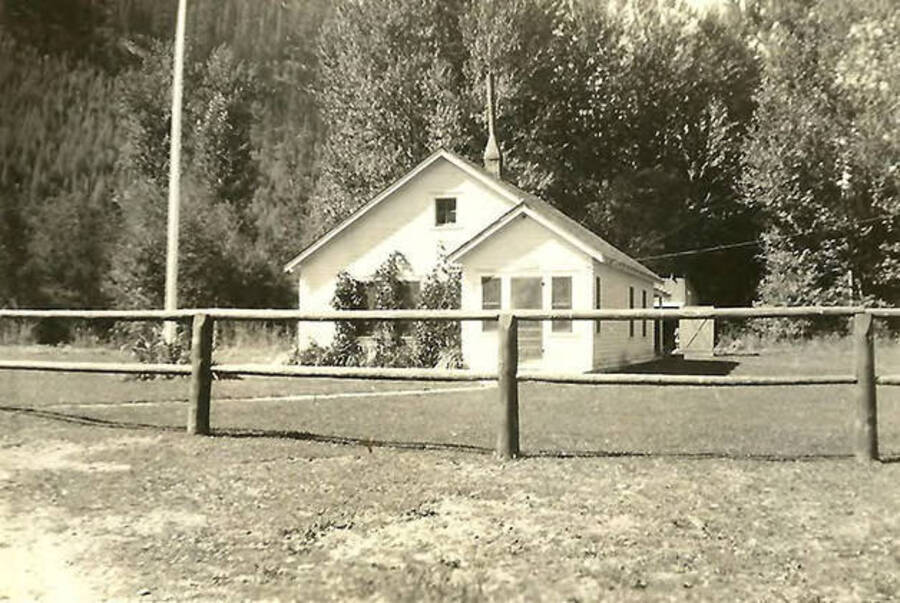 View of a house near CCC Camp Big Creek #2, F-132.