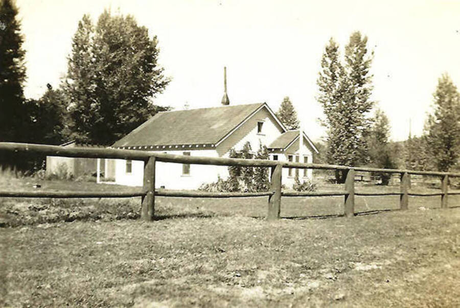 View of a house near CCC Camp Big Creek #2, F-132.